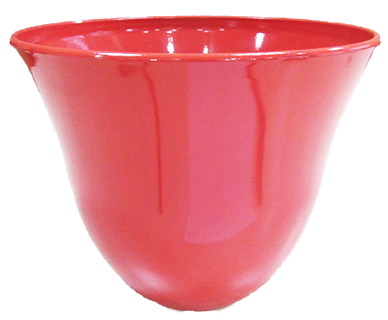 13” x 10.5” Baby Bell Planter Coral Gloss - 12 per case - Decorative Planters